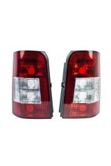 Peugeot Partner Sağ Sol Arka Far Stop Lambası Takımı 2003-2008 Bagaj Kapağı Çift Açılan Tipe Uygun
