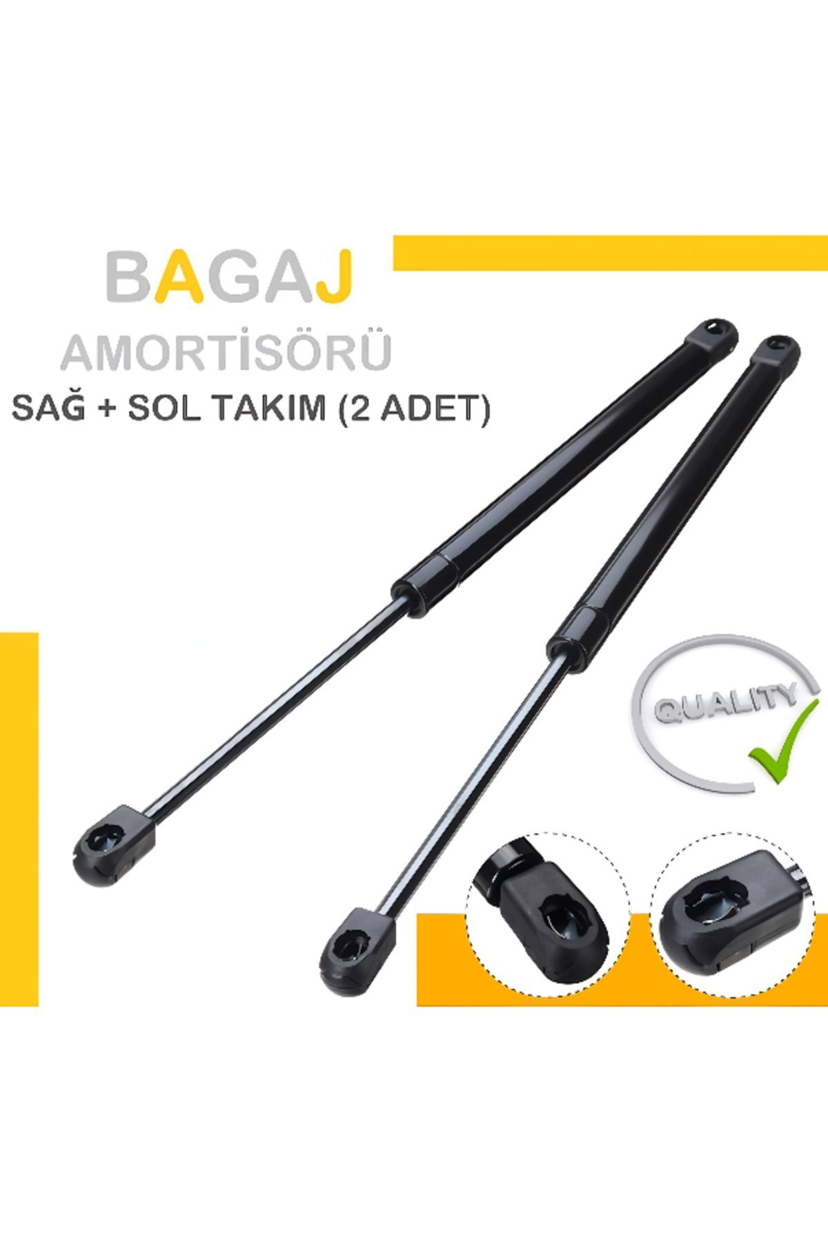 Opel Uyumlu Agila Sağ Sol Bagaj Amortisörü Takımı 2008--2014