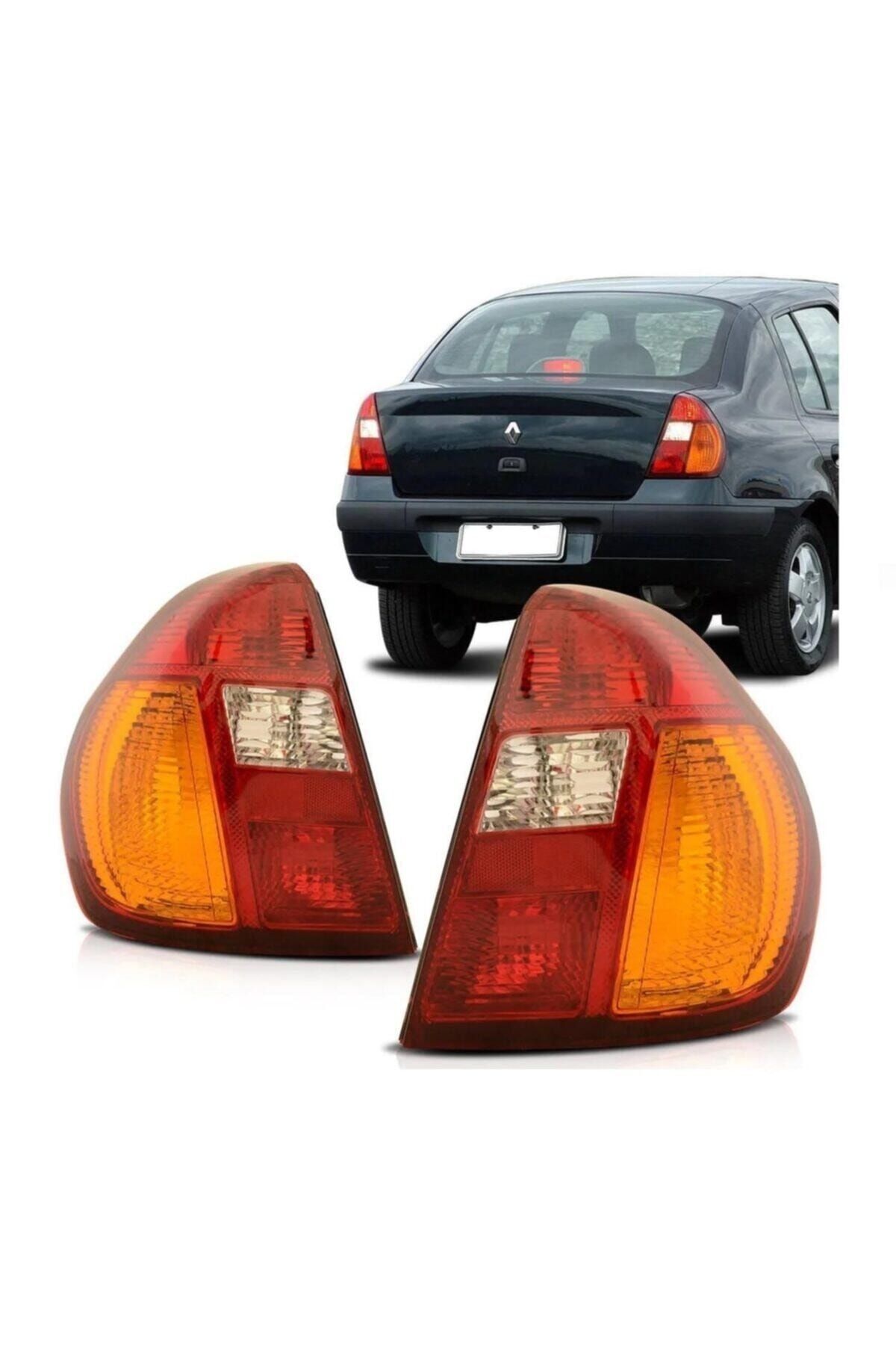 CRN Renault Clio Sağ + Sol Arka Stop Lambası Takımı 1998--2002 Uyumlu