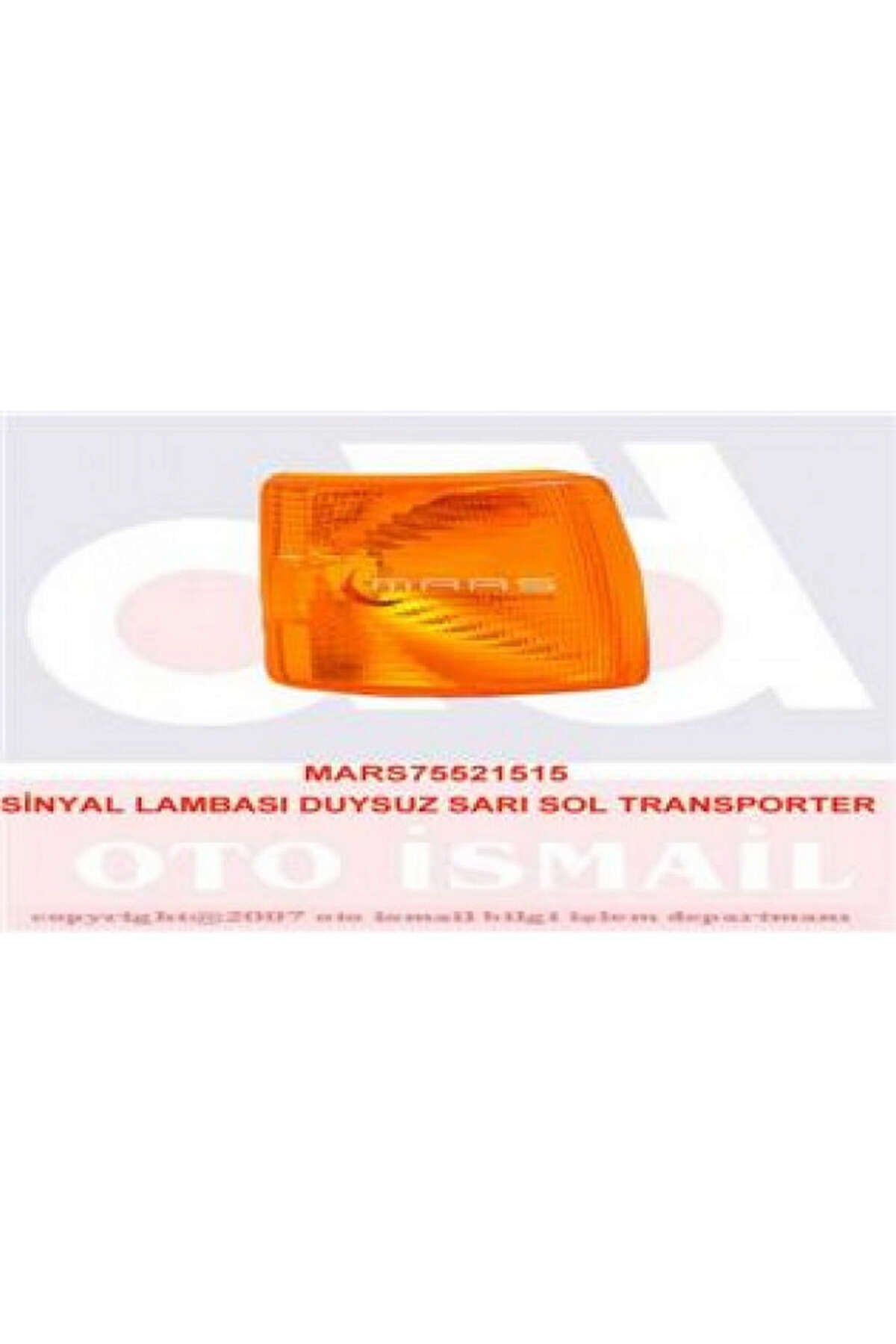 SİNYAL LAMBASI SOL SARI DUYSUZ [ VOLKSWAGEN TRANSPORTER 1990-1996 ] DPMAH