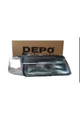 Depo KARAGÖZ Opel Vectra A Far Komple 93-95 Sağ Sol Far Sinyal Kit Depo