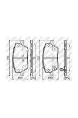 Bosch On Fren Balatasi Egea-7367628, 77367910, 77367628,