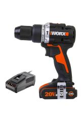 Worx Wx352.9 20volt/2.0ah Li-ion Kömürsüz Profesyonel Şarjlı Darbeli Matkap