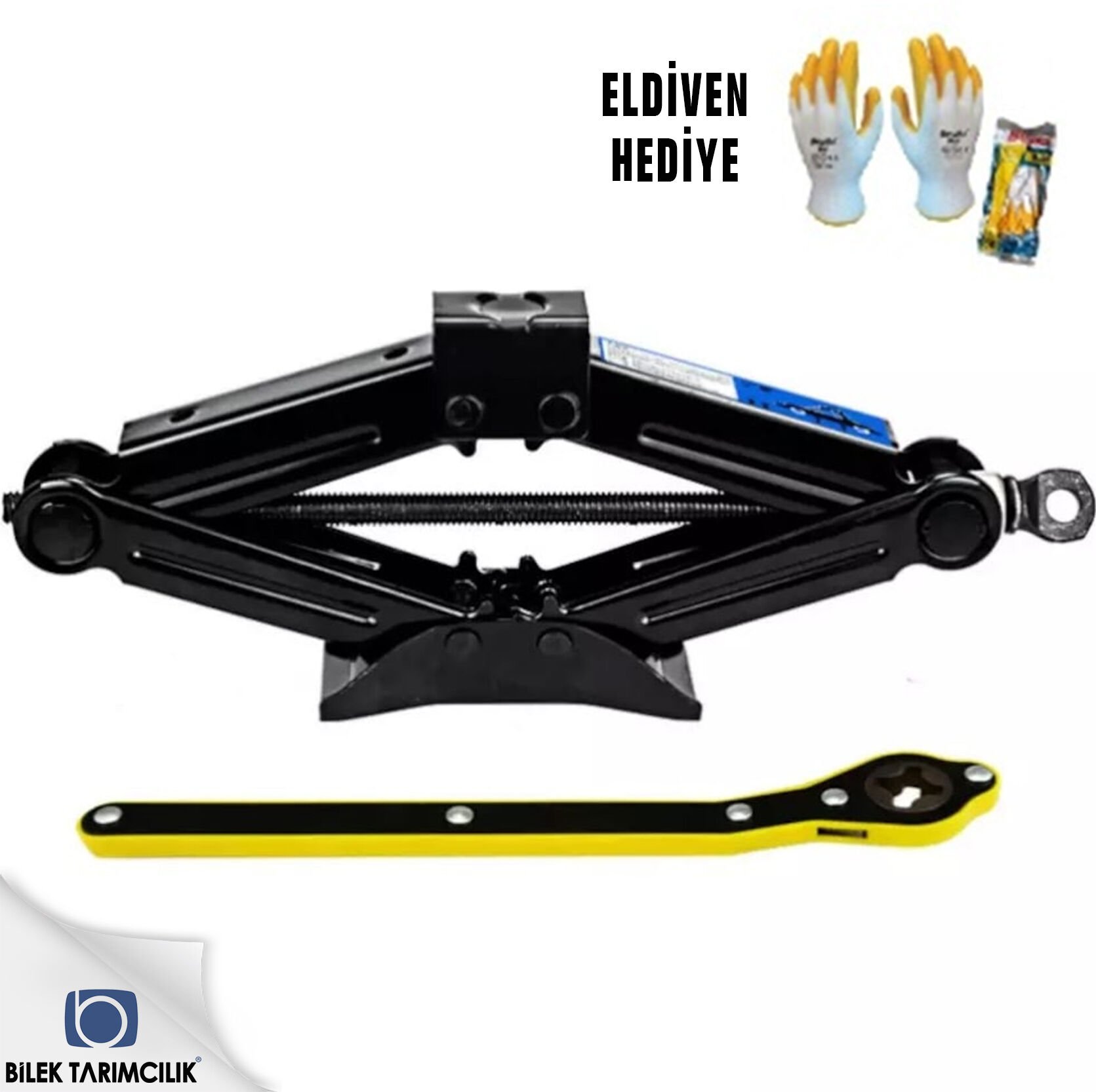 Akordiyon Kriko Cırcır Kollu 1.7 Ton (eldiven )