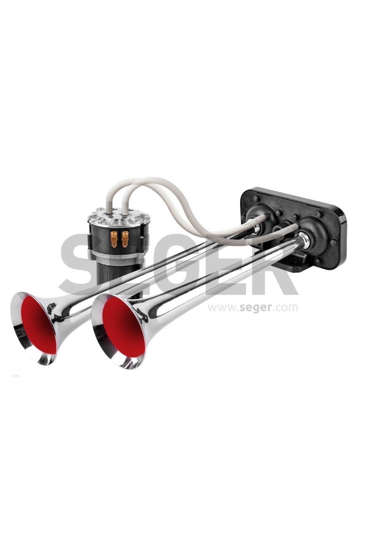 12v 2 Borulu Krom Kompresörlü Korna Fala Fala 15a-20a Akım 110/115db 85kh012