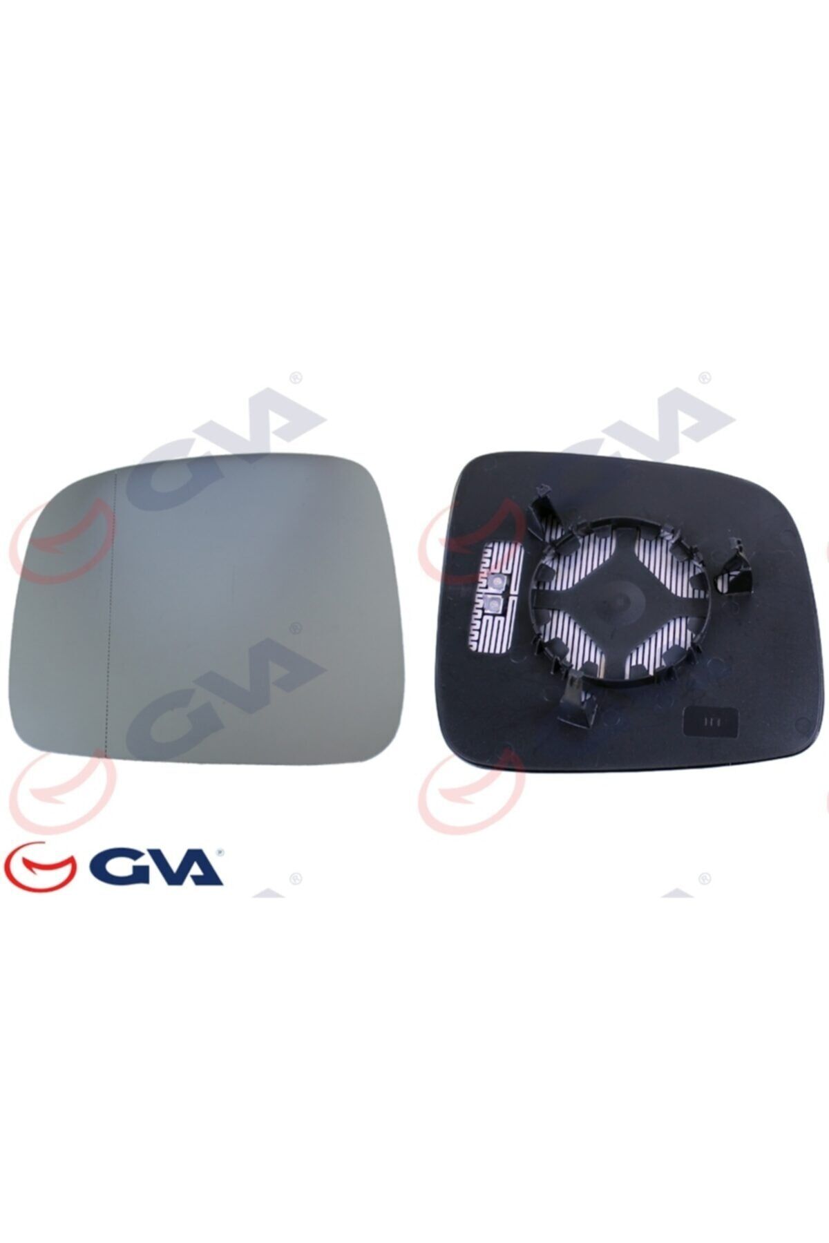 1175004 Ayna Camı Elektrikli Isıtmalı Sol Transporter T5 04-10 Caddy 04-10 Asferik Vm-3
