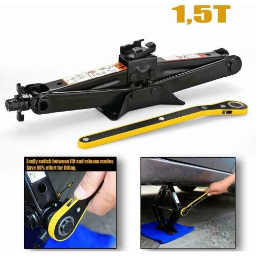 Oto Krikosu 2ton-1.5ton Güçlü Cırcırlı Otomatik Makas Kriko