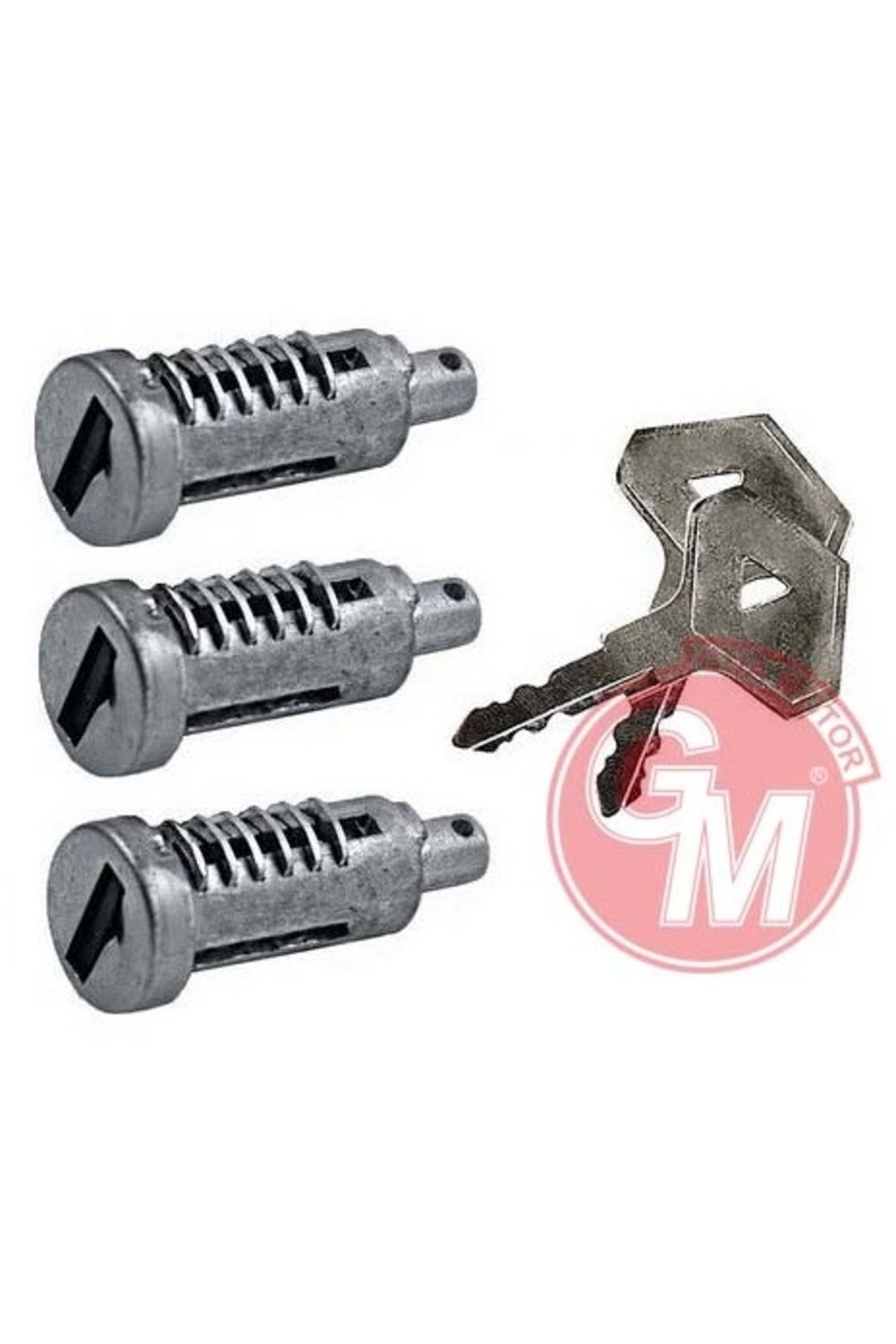 Kapı Kiliti Şifre Takımı 3 Lü Set Renault R12 Toros-41629 7701348432