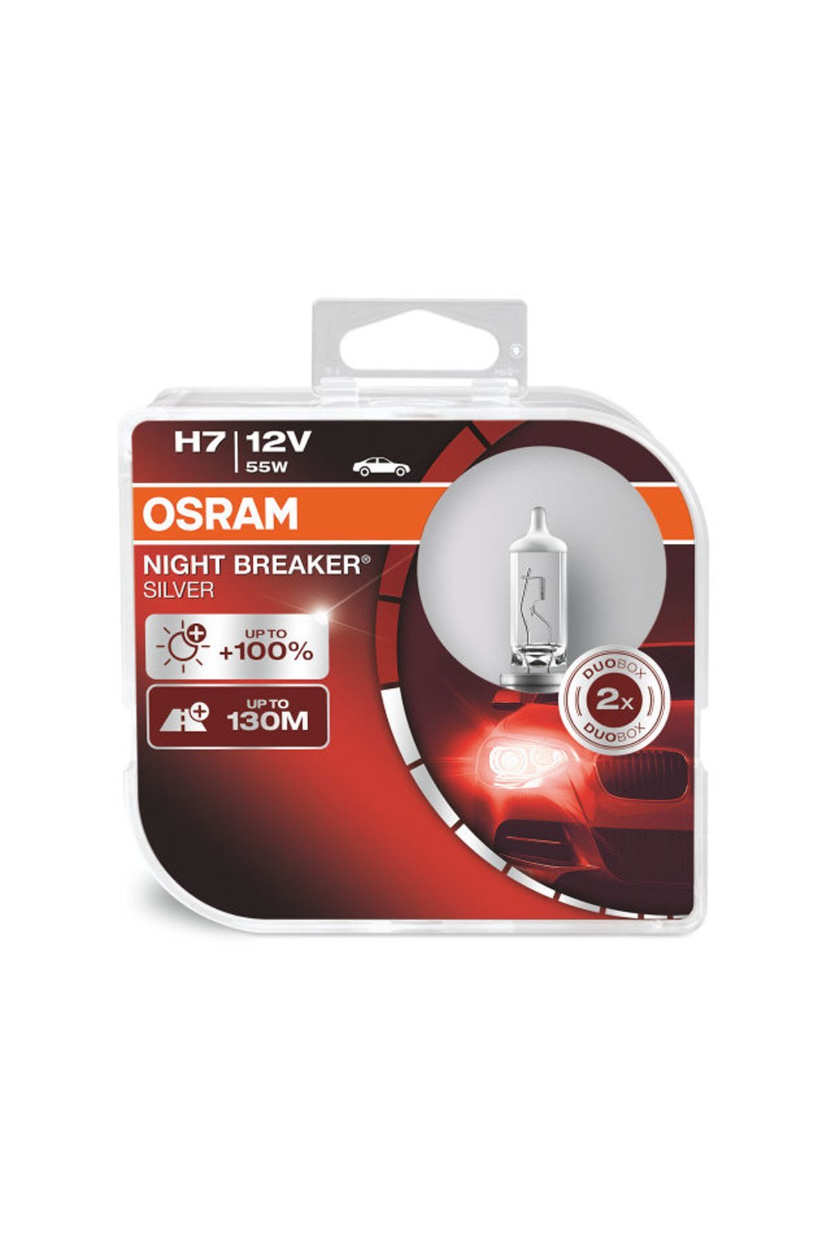 64210nbs 12v H7 55w Ampul Nıght Breaker Sılver %100 Fazla Işık %130 Görüş(TAKIM)(YASAL HALOJEN)