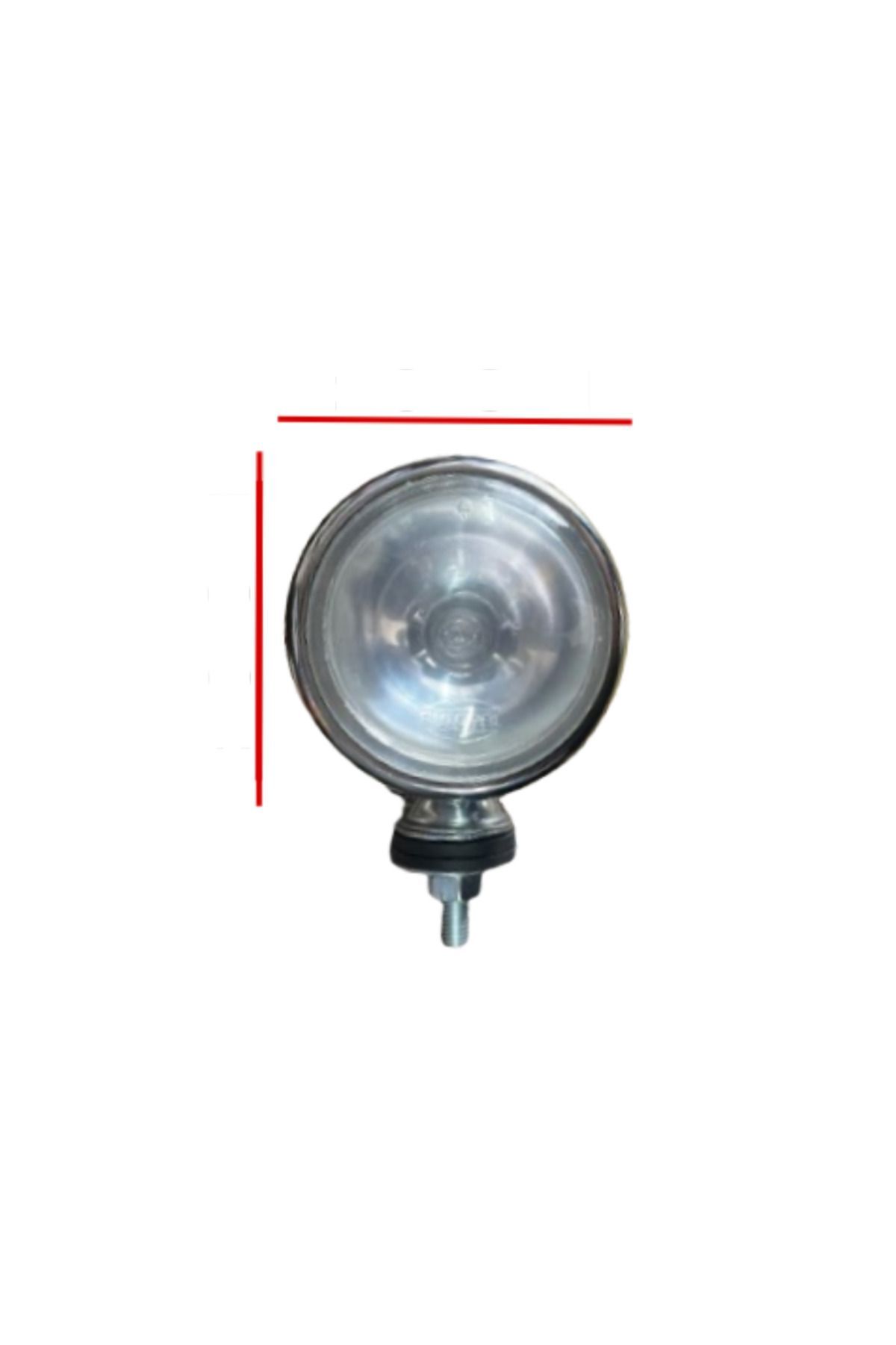 SİS LAMBASI MİNİ YUVARLIK KROM 12 VOLT AMPUL HEDİYELİ