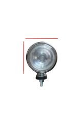 SİS LAMBASI MİNİ YUVARLIK KROM 12 VOLT AMPUL HEDİYELİ
