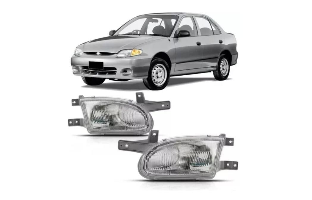 Hyundai Accent Yumurta Kasa Sağ Sol Ön Far Takımı 1998-2000 N11.1341