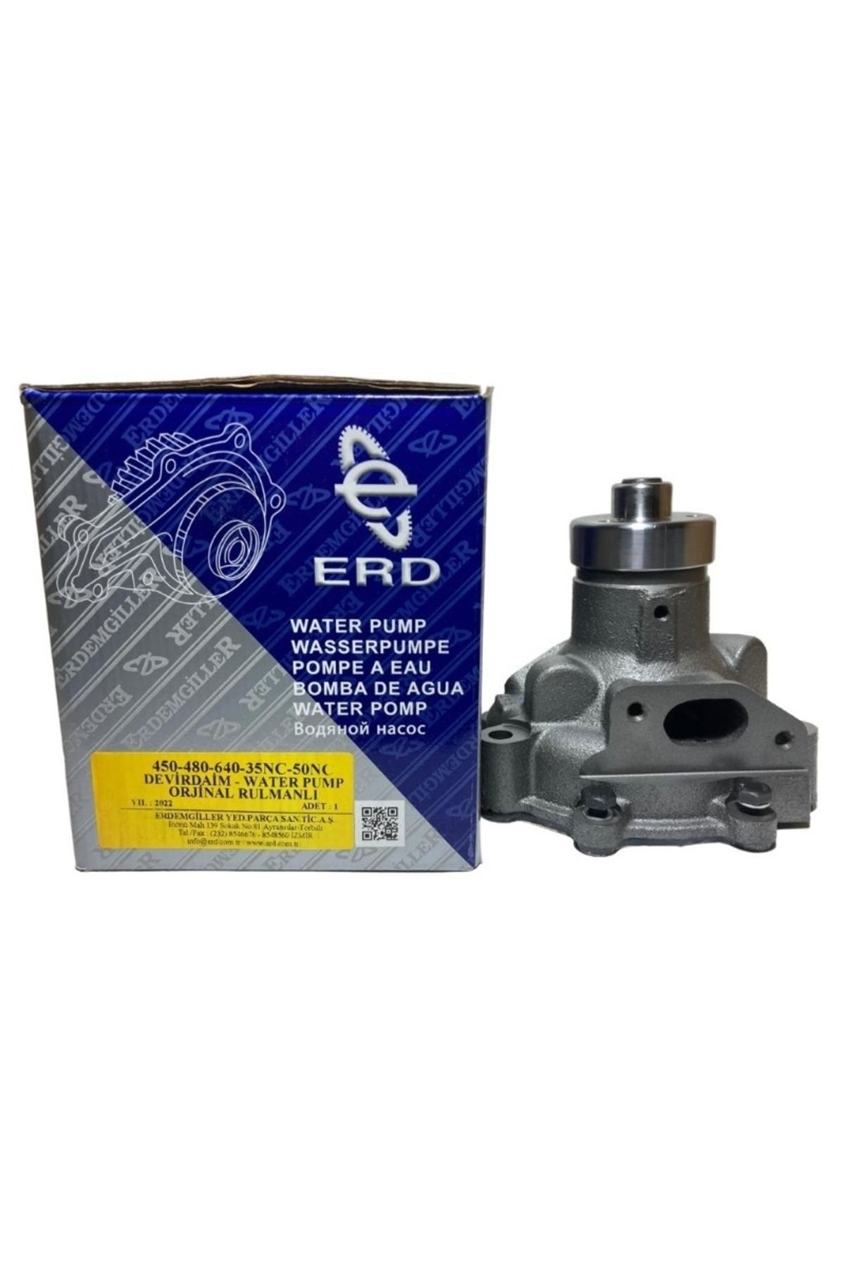 Devirdaim Su Pompası Orjinal Rulmanlı Fiat Traktör New Holland Cnh 450 480 540 640 54c Special