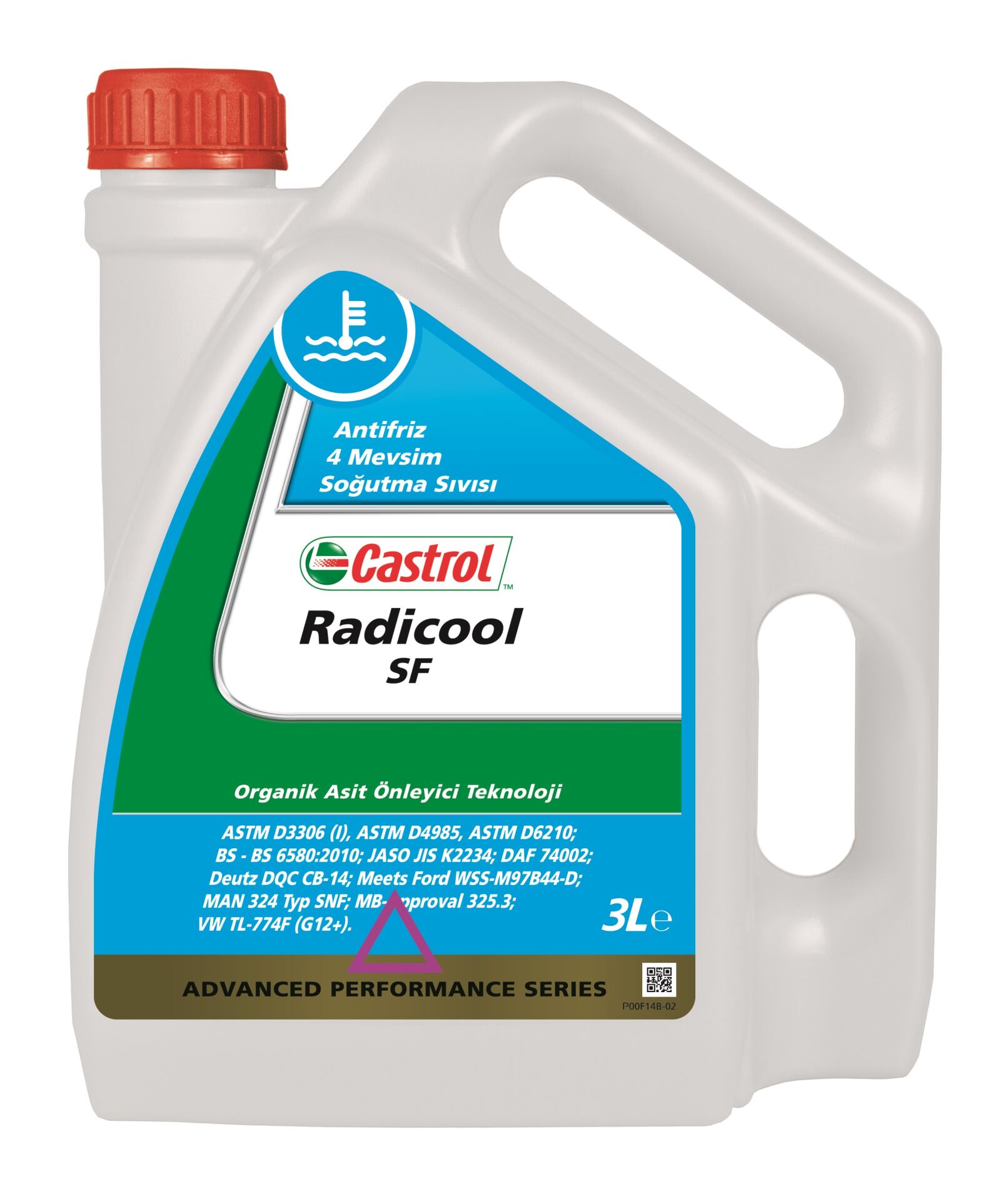 Castrol RADICOOL SF Antifiriz 3 L Kırmızı