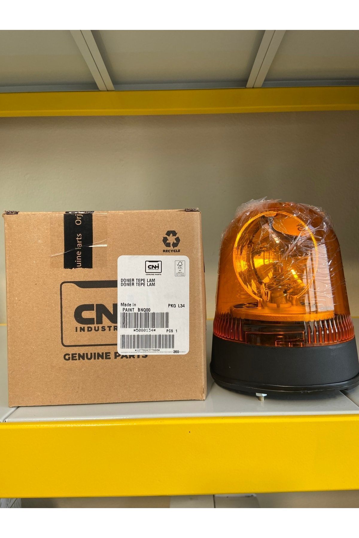 Cnh Traktör Kabin Döner Tepe Lambası Orijinal 5080134