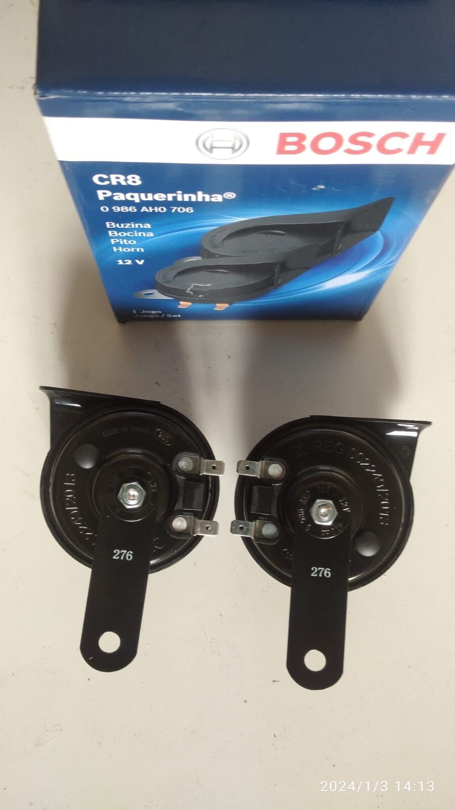 0986ah0706 Bosch Çiftlı Dadat Korna Tk.ince Ve Kalın Ses