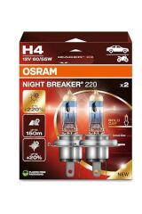 Night Breaker 220 H4 Ampül 2 Adet - %200 Fazla Işık