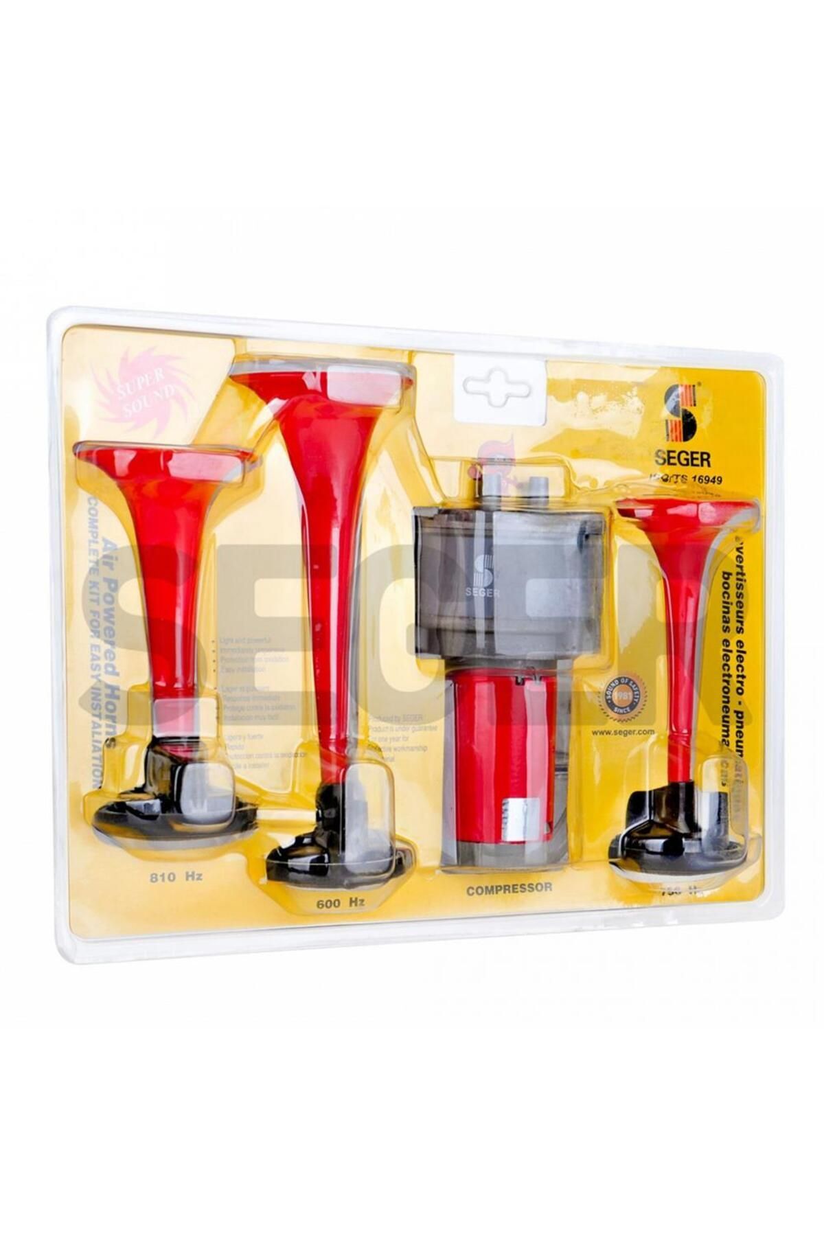 Seger Kompresörlü Havalı Korna Melodili 12v
