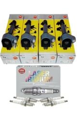 Honda Civic Fd6 2006- / Crv 07- Bobin+Buji Seti Takım 4 Adet NGK: 48266 / 4adet NGK:5266