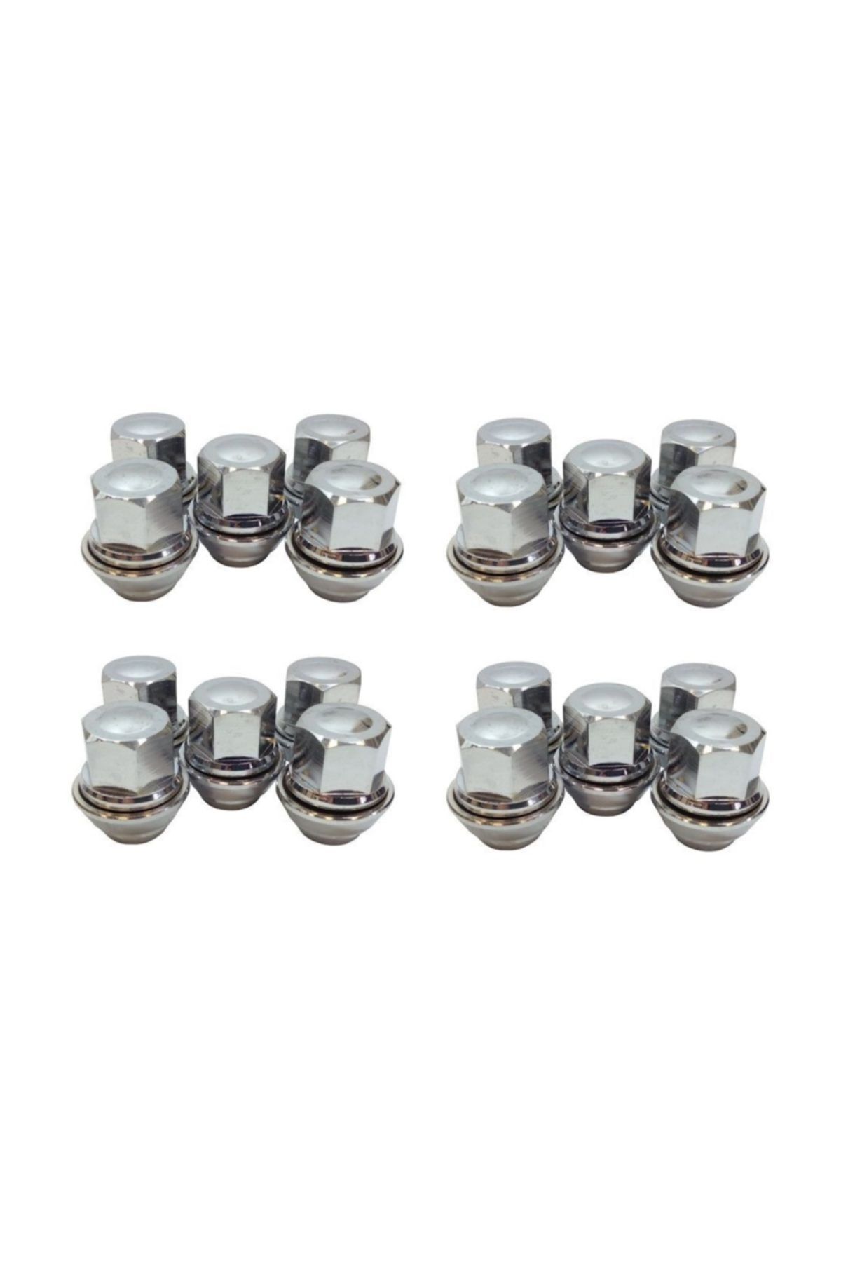 OEM Kuga Bijon Somunu Krom Yüksüklü 20 Adet 19 mm