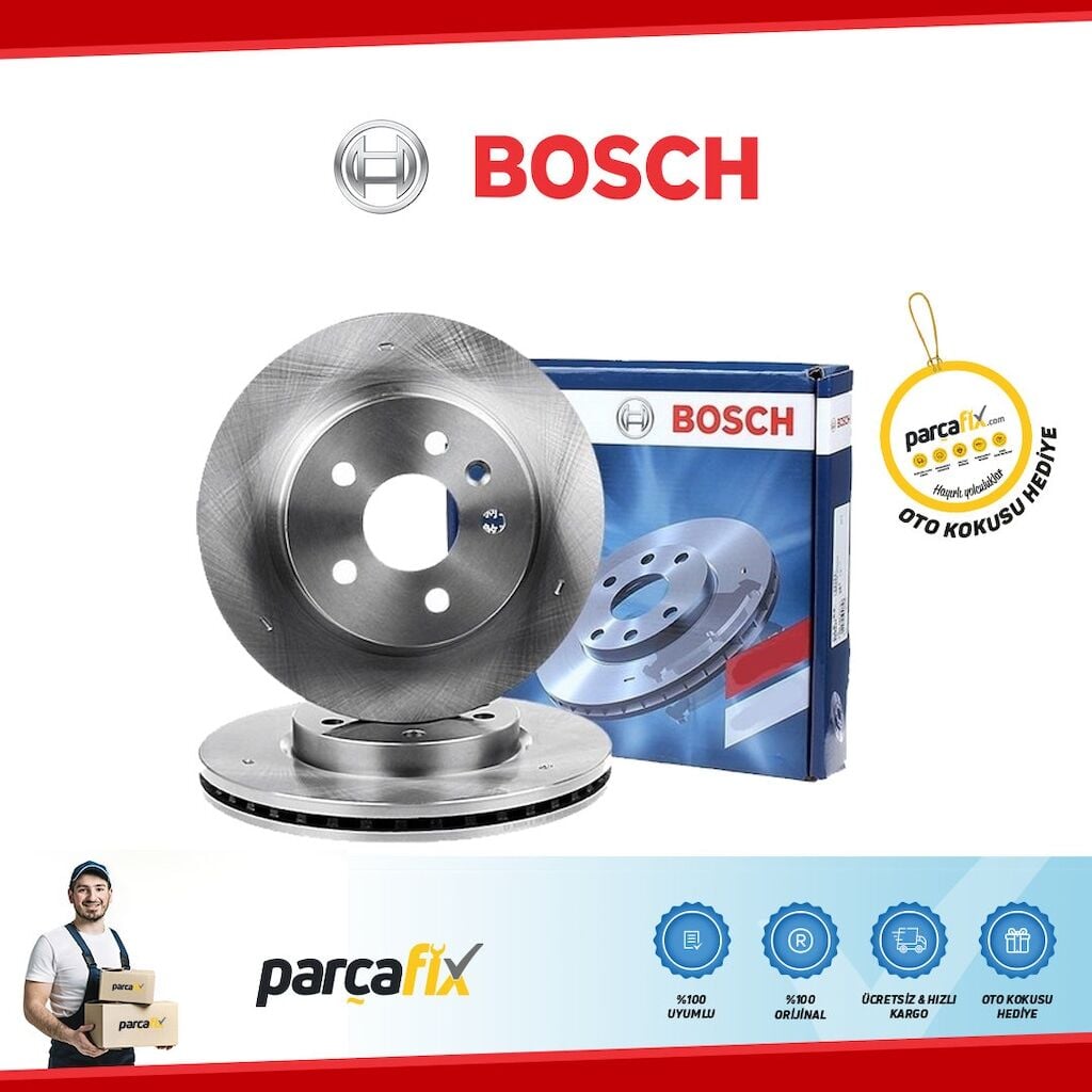 Toyota Corolla Auris Bosch 277Mm Ön Fren Diski 2013-
