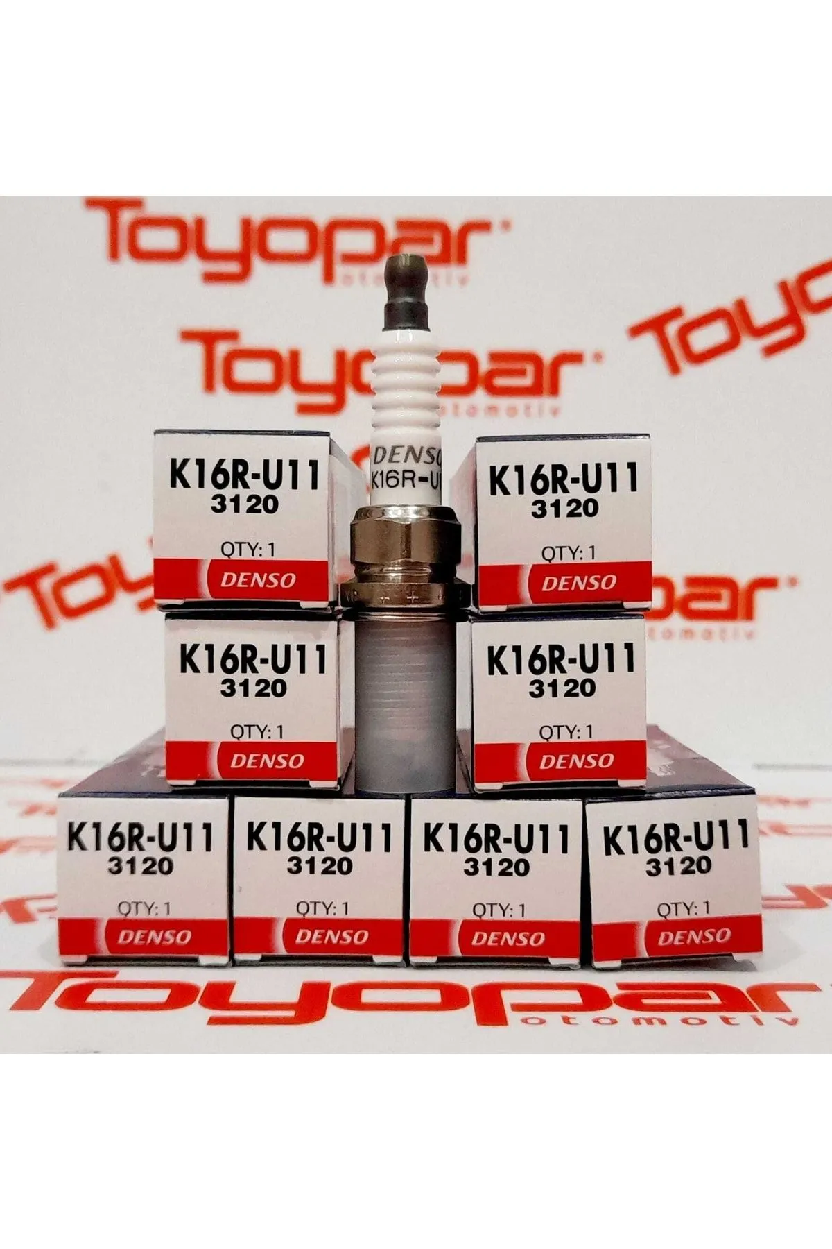 Honda Jazz City 2002-2008 Ateşleme Bujisi ( Takım - 8 Adet ) Denso K16ru11