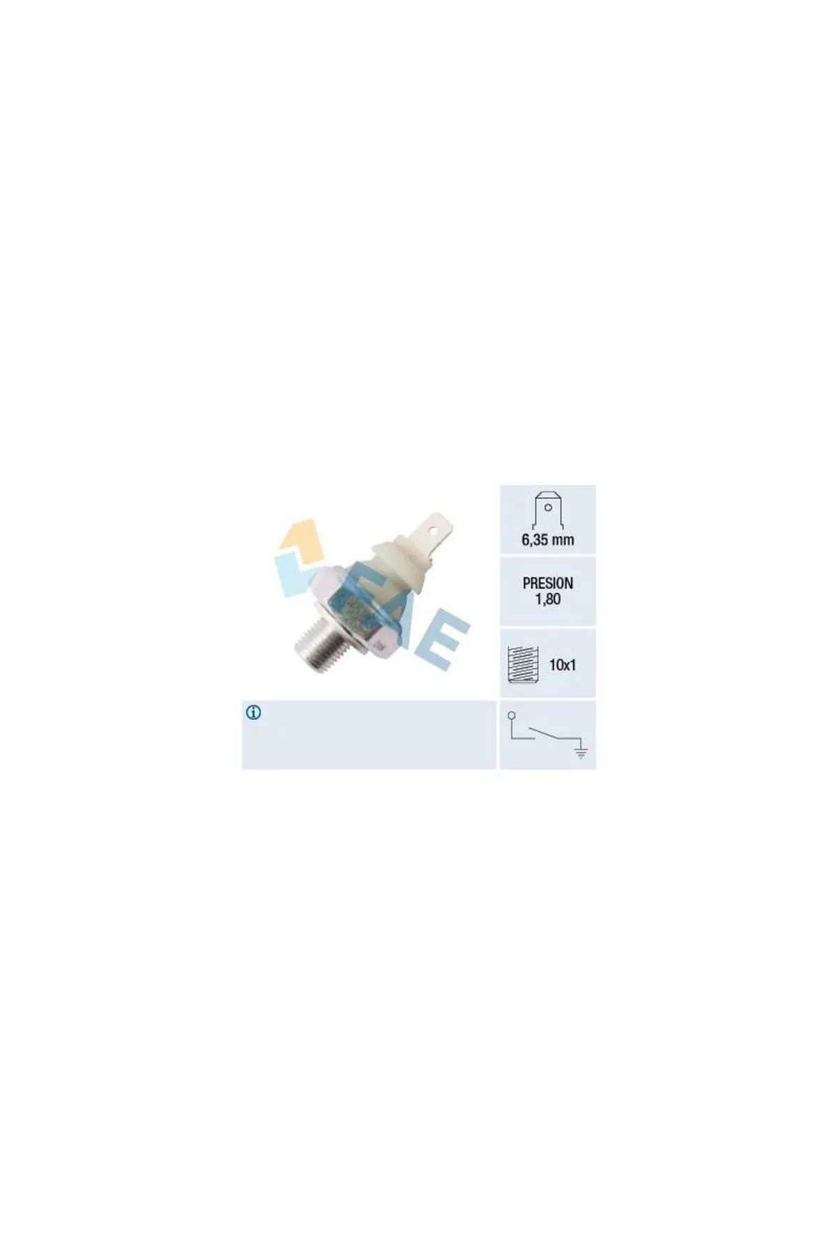 SW90030 BASINÇ SENSÖRÜ YAĞ VAG 80 100 200 A4 A6 CAD2 GO3 PO3 PAS 91- Kampanya FAE-12910