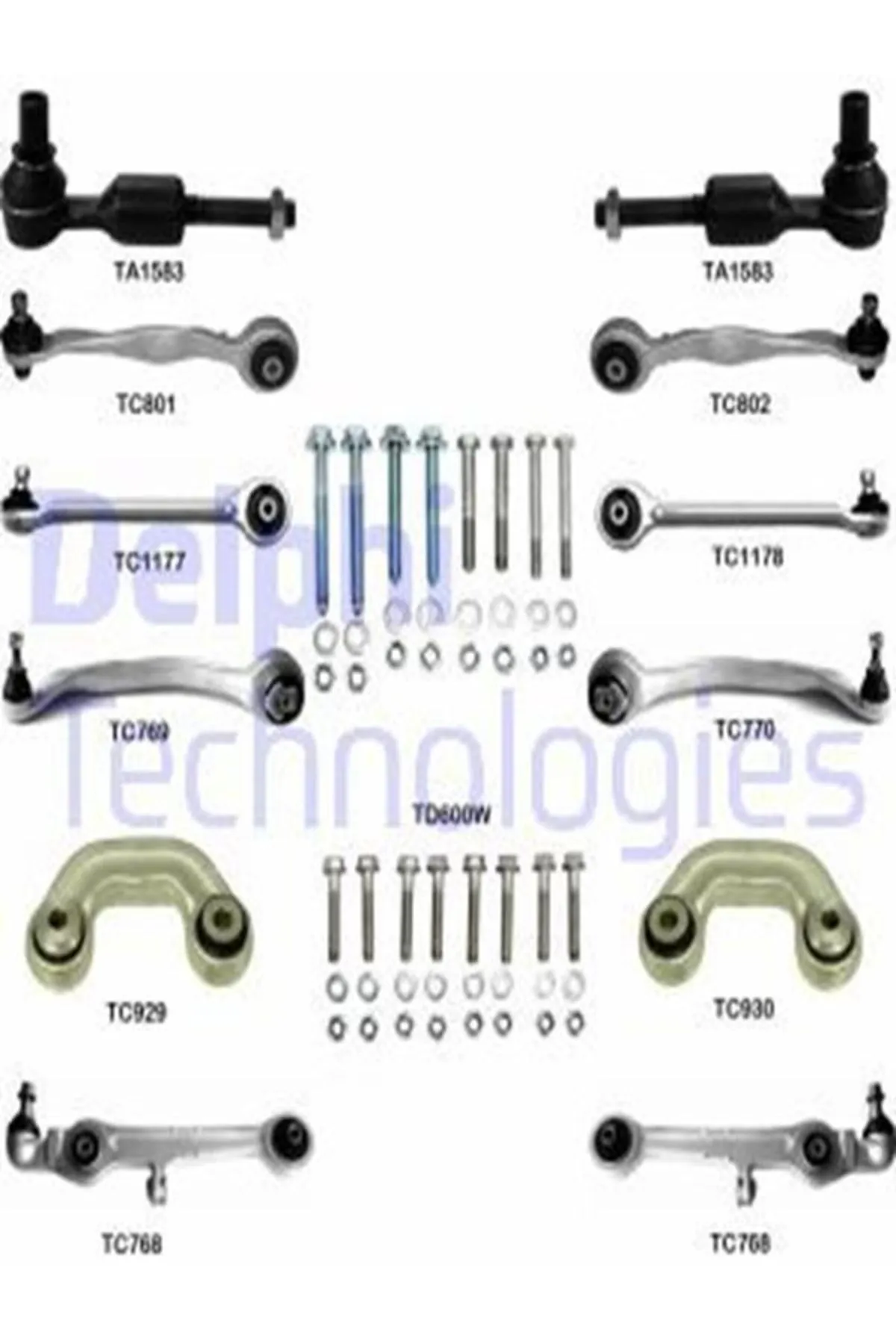 Tc1300kıt On Alt Takim Set (VW PASSAT 96-00 AUDİ A4 94-01) 4f0498998 8d0498998 (WT296925)