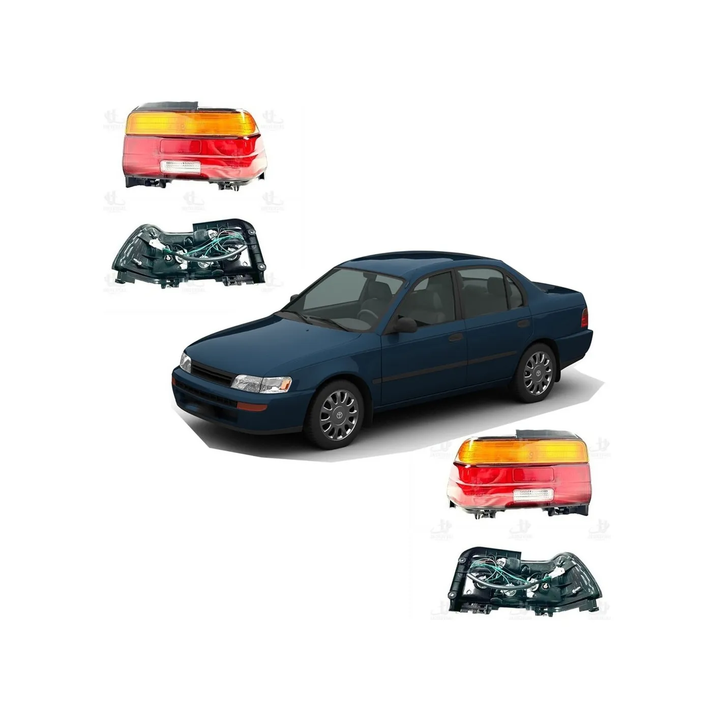 Toyota Corolla Efsane Kasa Arka Stop Takımı Ae101 1993-1998