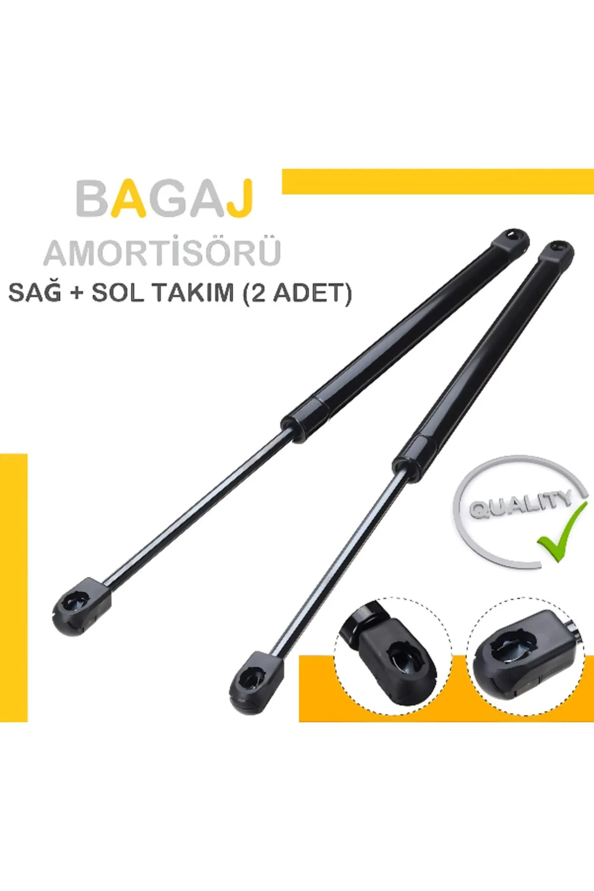 Opel Uyumlu Agila Sağ Sol Bagaj Amortisörü Takımı 2008--2014