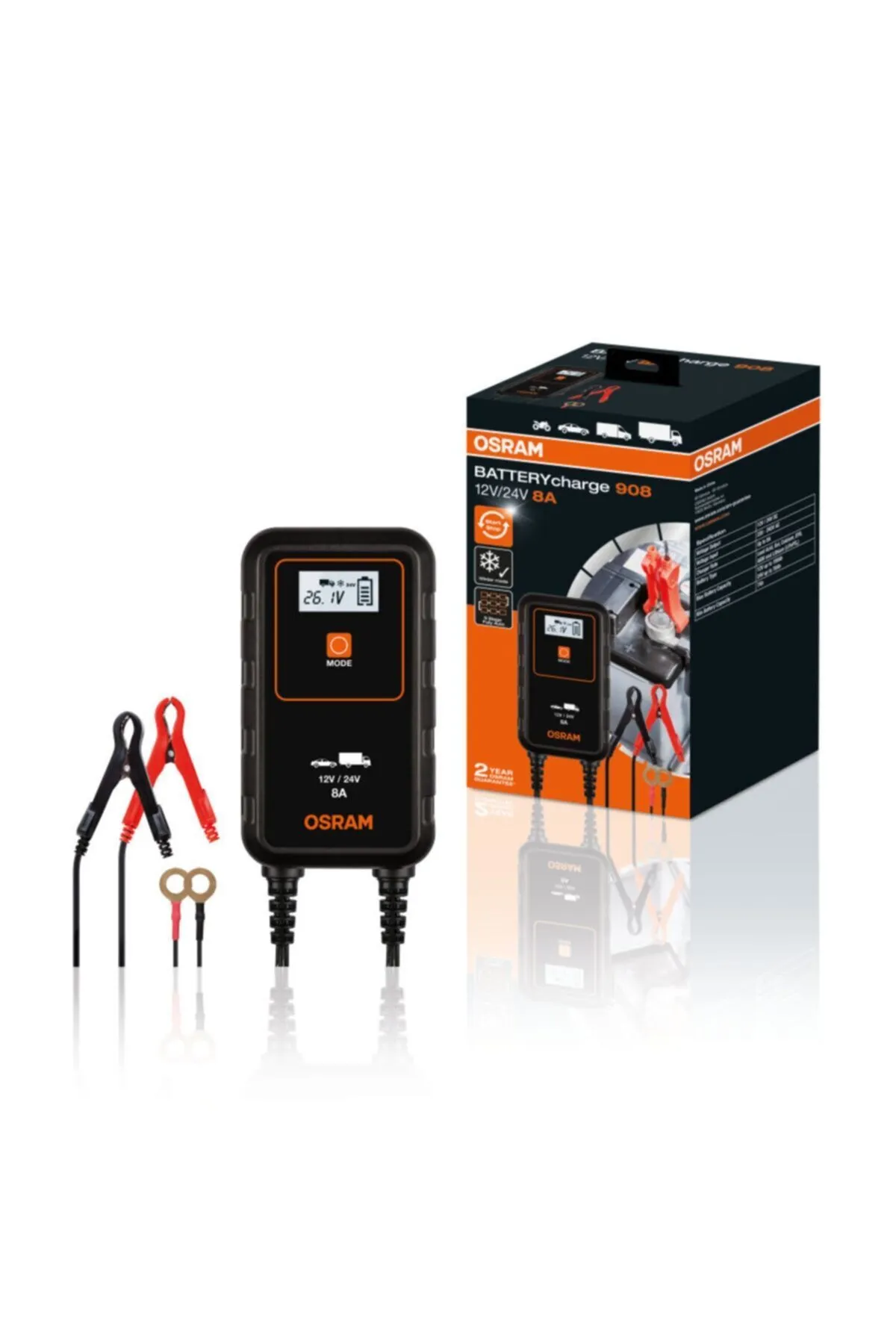 Batterycharge 908 Akü Şarj Cihazı Oebcs908