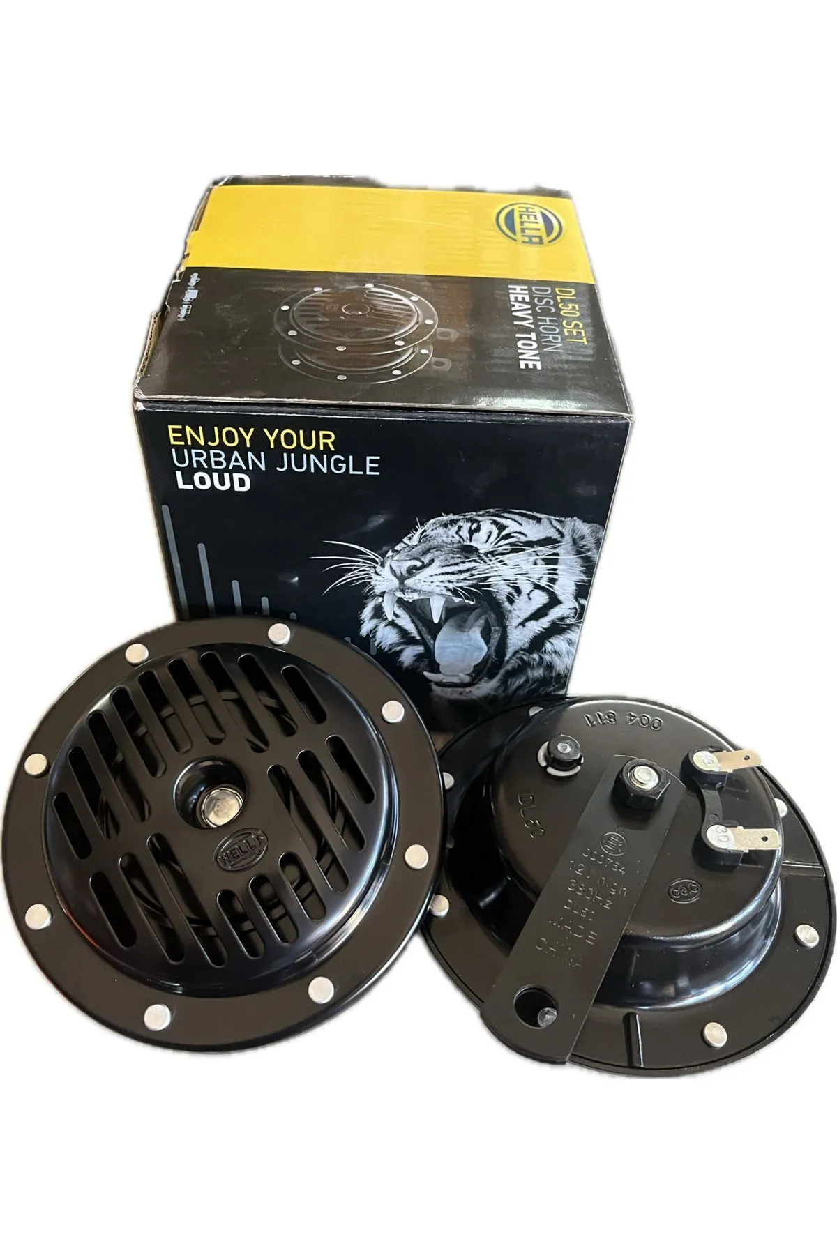 Orjinal Dl50 Süperton Korna Ikili Set 12 Volt Yeni Morel Perçinli