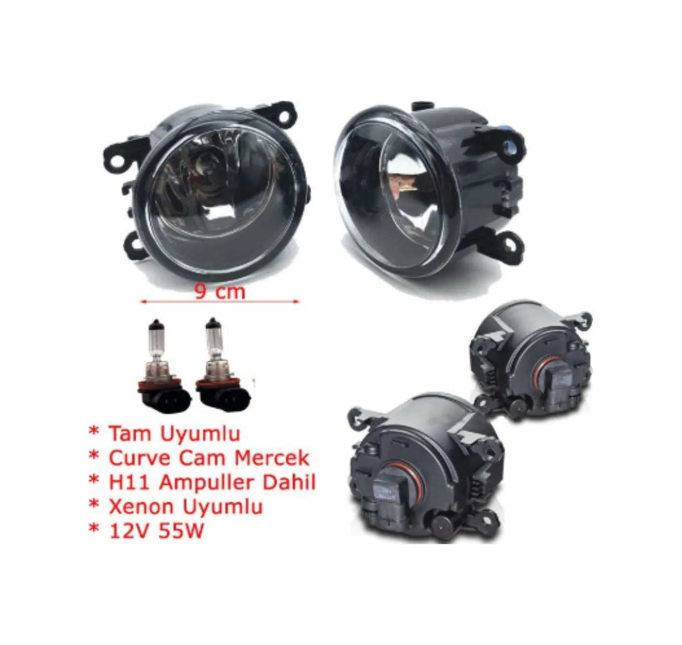 Renault Fluence Sis Fari Lambasi Ampullü Set ( 2 Adet ) 300658228