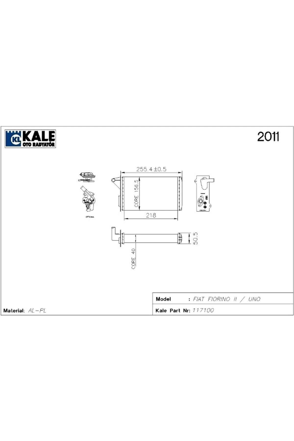 Kalorifer Radyatör Uno Musluklu 2 Sıra 7754067 1783862al