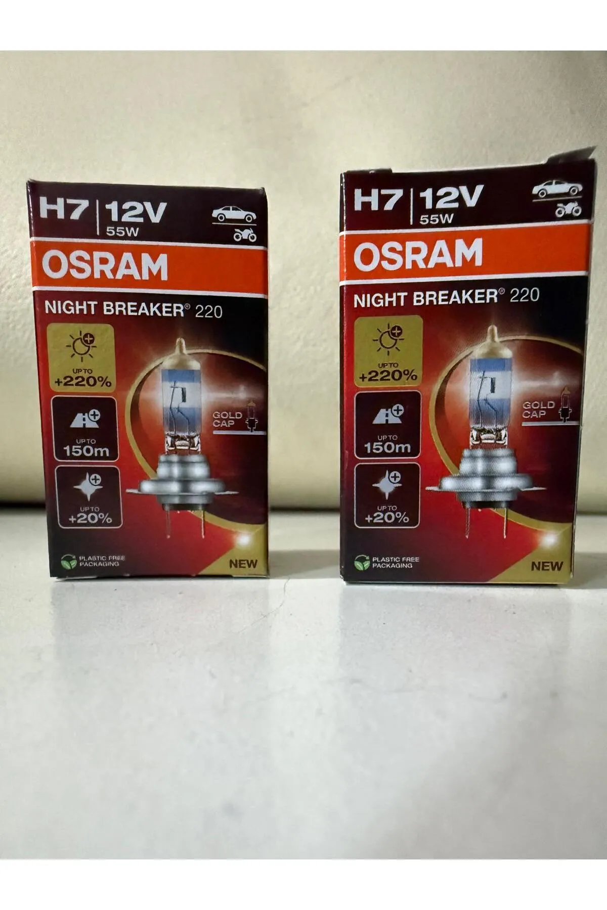 Night Breaker 220 H7 Ampül 2 Adet - %220 Fazla Işık