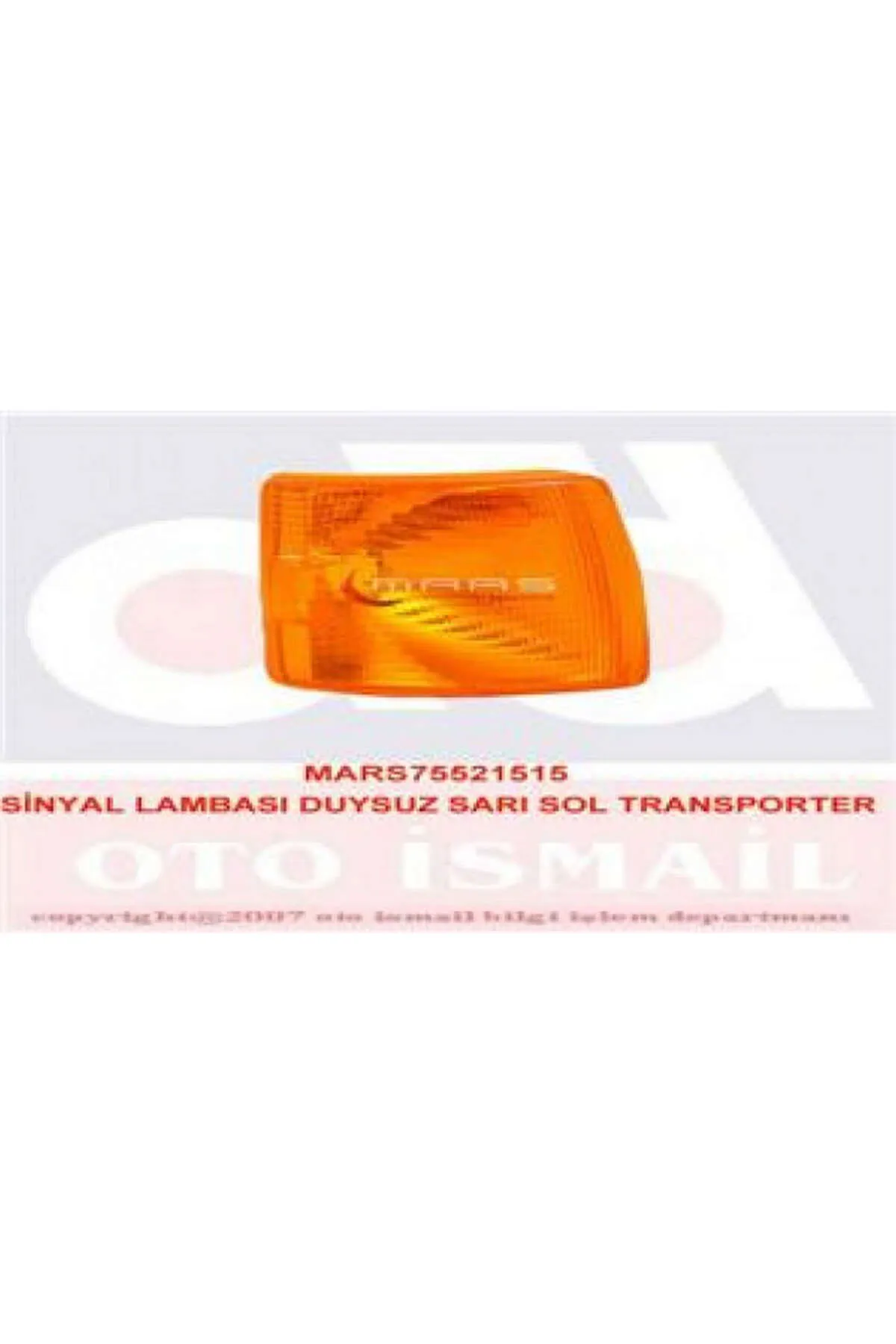 SİNYAL LAMBASI SOL SARI DUYSUZ [ VOLKSWAGEN TRANSPORTER 1990-1996 ] DPMAH