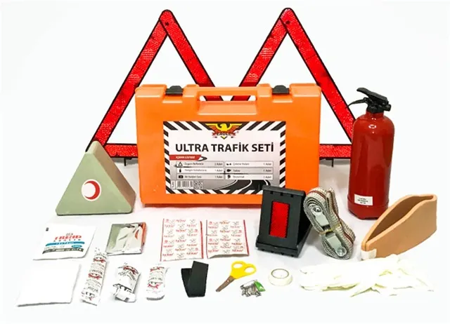 Ts-050 Ultra Plastik Kare Trafik Seti tüvtürk Uyumlu