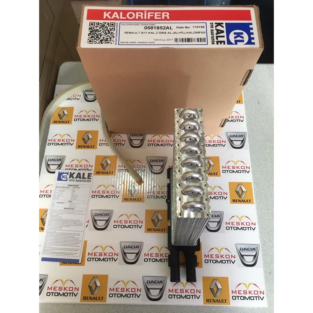 Kale 0581852Al R9 R11 Renault 9 Kalorifer Radyatörü ( Alüminyum ) 295976548