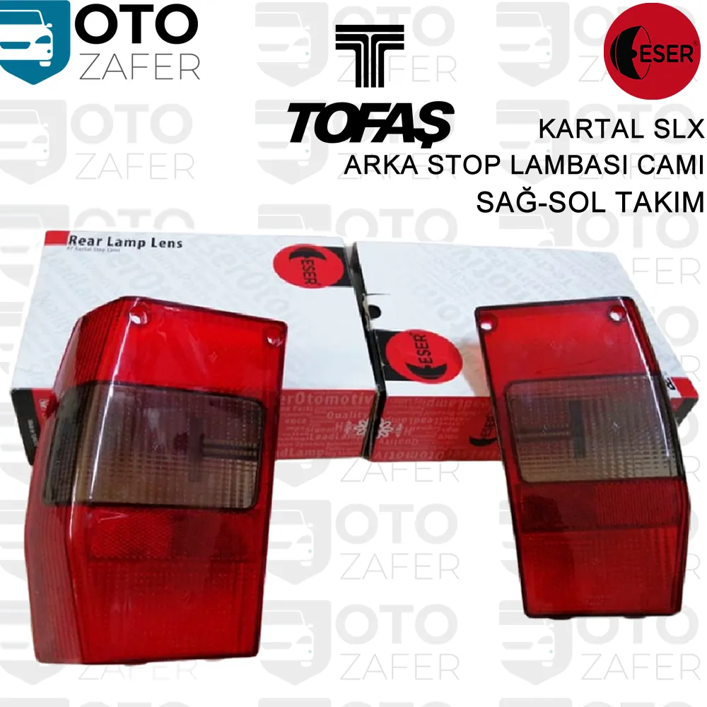 Tofas Kartal Slx Arka Stop Camı 2 Civatalı Sağ-Sol Takım