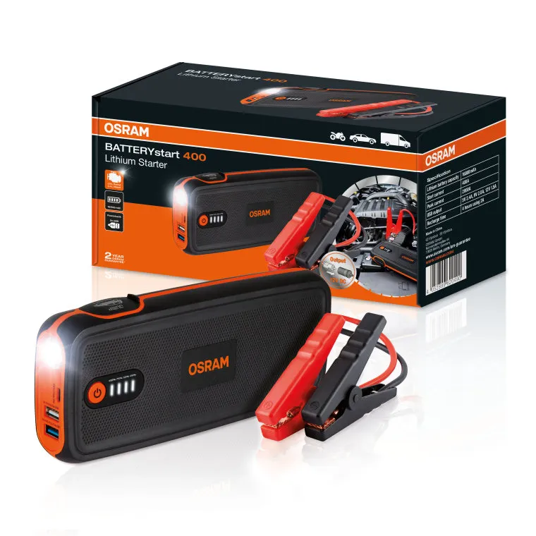 Osram Akü Takviye Cihazı ve Osram Bat Powerbank 16800 Mah Obsl400